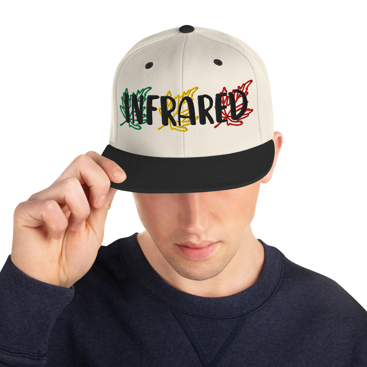 New SnapBack Hat Cap Vintage Sporty Colors Off white Cream Black outfit how to wear Hot for Men Women XL infrared photography full spectrum gifts for photographers